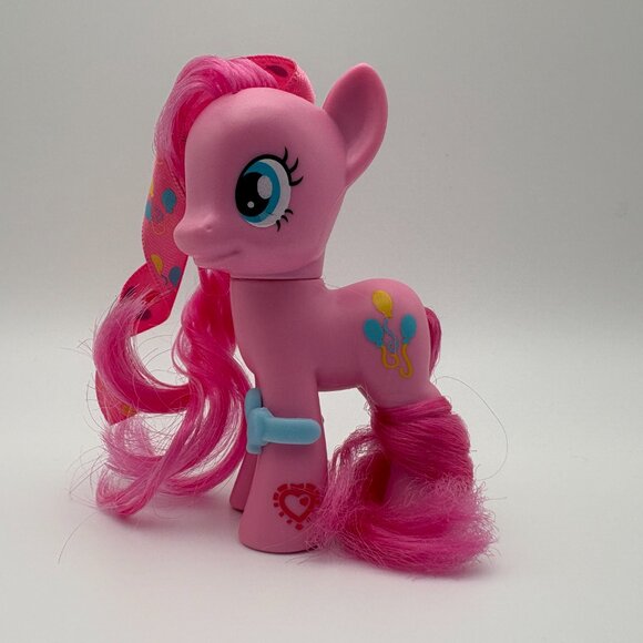 My Little Pony (MLP) Pinkie Pie 2010 G4 Brushable w/ Ribbon 2010 (SKU: 369TO) - Picture 1 of 6